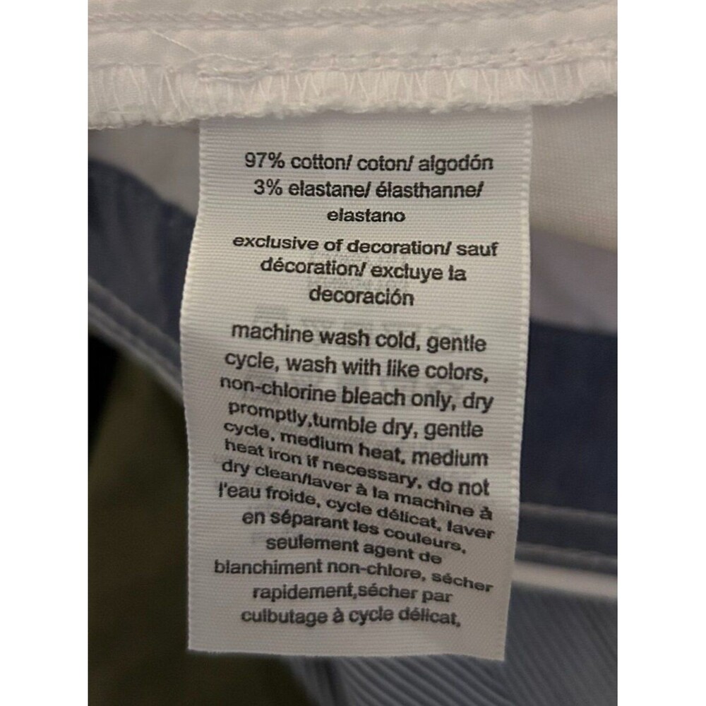 Women's, Tommy Hilfiger, White, Mid-Rise, White, Shorts, Size 12 - Picture 6 of 6